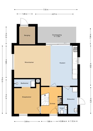 Floorplan - Zeedijk 24-269, 4504 PN Nieuwvliet